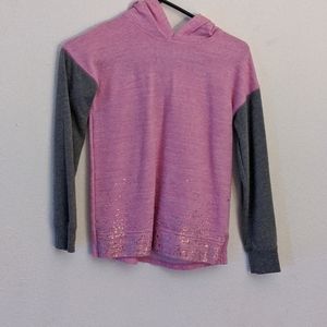 Girls two tone hoodie